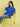 Women Royal Blue Oversized T-Shirt