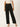 Women Black Solid Straight Fit Denim Jeans