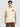 Men Cream coloured Sleeveless Oversized T Shirt with embroidery badge