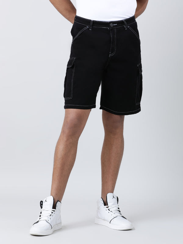 Men Relaxed Cargo Shorts