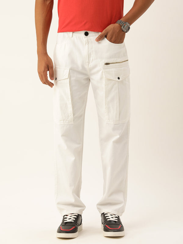 Men Relaxed Cargo Trousers