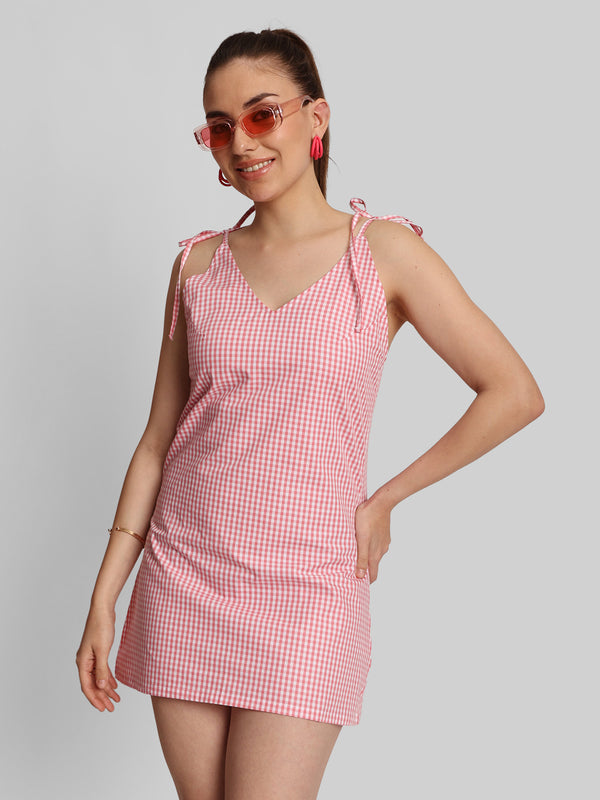 Women Remove Short Cotton Dress
