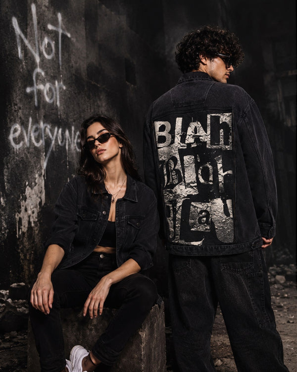 Mood Switch Oversized Detachable Blah Blah Statement Patch