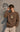Men Relaxed Brown Embroidered Sweatshirt