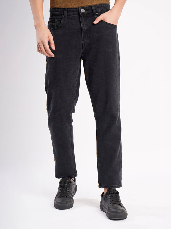 Men Charcoal Regular Fit Jeans