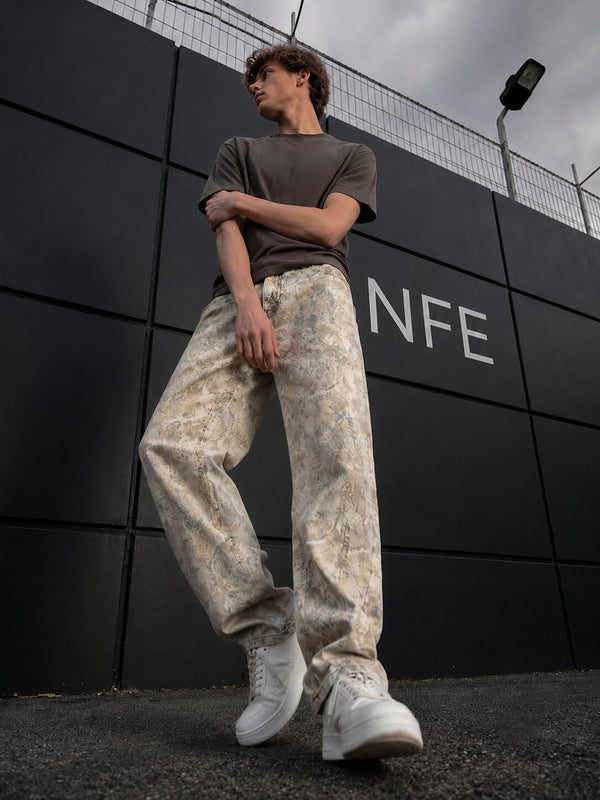 Men Relaxed Printed Jeans