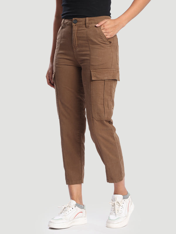 Women cut & sew Cargo with side long pocket