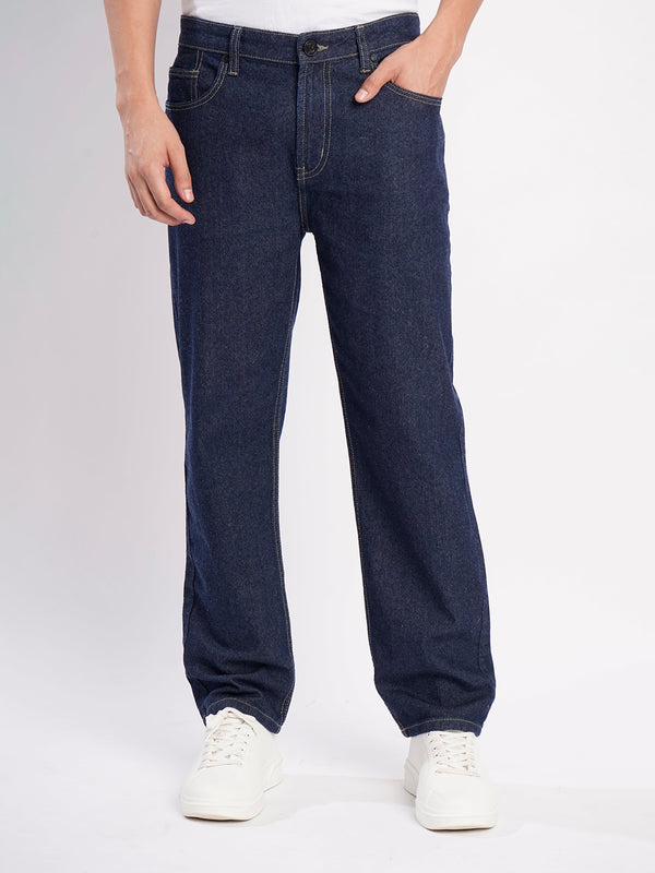 Men Rinse Relaxed Jeans