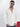 Men Off white Spread Collar Knitted Shirt