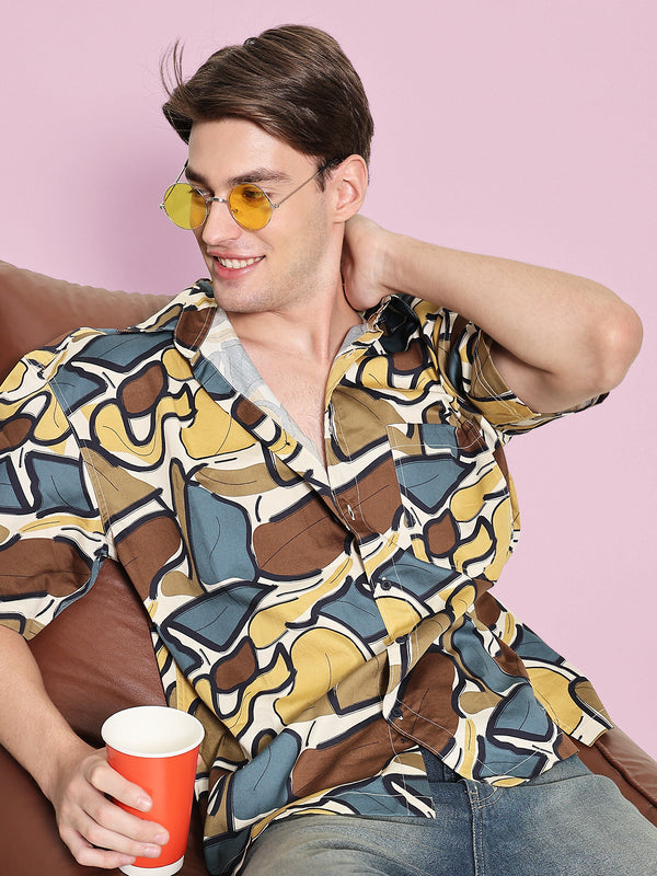 Men Oversized Shirt