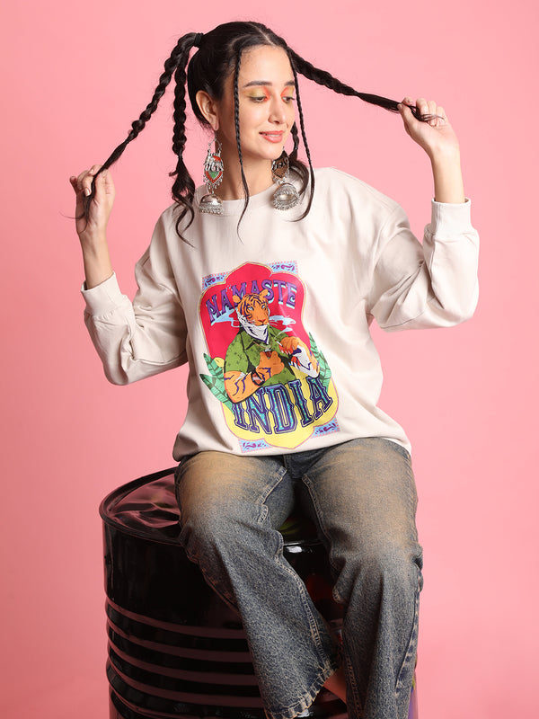 Women Printed Sweatshirt
