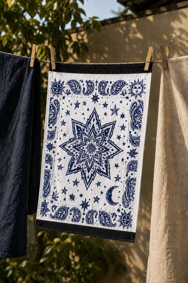 Mood Switch Relaxed Detachable Celestial Mandala Graphic Patch