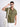 Men Olive Contrast Stitch Relax Fit Casual Shirt
