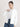 Women White Slim Fit Solid Denim Jacket