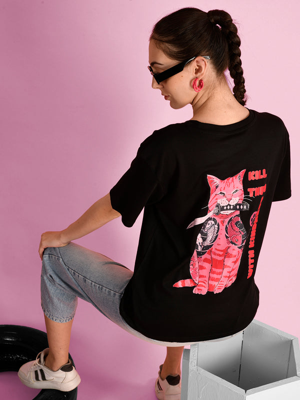Women Black T-Shirt