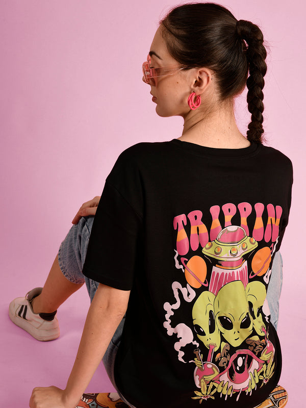 Women Black T-Shirt