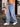 Men Blue Baggy Heavy Washed Jeans