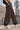 Women Solid Dark Brown Parachute Fit Cargo Trousers
