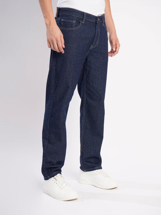 Men Rinse Relaxed Jeans