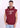 Men Maroon Graphic Printed Sleeveless Hoodie with kangaroo pocket