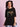 Women Black Halloween Theme Oversize Fit T-Shirt