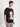 Men Black Wine & Dine' Typography Print Oversized T-shirt.