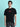 Men Oversize Fit Black Halloween Glow-in-the-Dark Skull T-Shirt