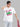 Mens White Graphic Print Oversized T-shirt
