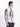 Mens Brown Abstract Print Slim Fit Casual Shirt