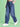 Women Dark Blue Baggy Fit Denim Jeans