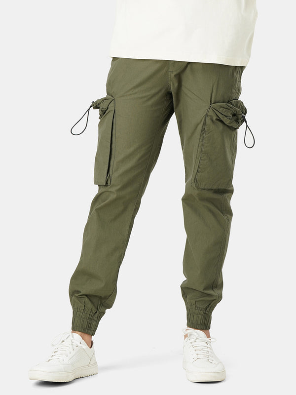 Men Regular Cargo Trousers