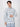 Men Green and Blue Floral Printed Slub Texture Shirt