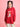 Women Red Full Sleeve Oversize Printed Sweatshirt