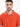 Men Orange Structured Knit Polo T Shirt