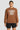 Women Relax Fit Brown Graphic Printed Pullover Sweatshirt