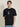 Men Black Printed Oversized T-Shirt