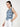 Women Maroon Overlap Printed Top with Side Knot