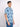 Men Blue and White Abstract Printed Shirt