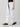 Women White Parachute Fit Solid Cargo Joggers with Belt