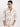 Men Cream and Brown Tropical Printed Slub TextureShirt