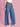 Women Blue Solid Super Wide Leg Denim Jeans
