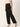 Women Black Solid Straight Fit Denim Jeans