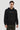 Men Light Weight Kangaroo Pocket Graphic Printed Black Hoodie