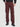Mens Solid Maroon Relaxed Fit Cargo Trouser