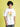 Men White Typography Printed Oversized T-Shirt
