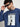 Men Crew Neck Drop Shoulder Graphic printed Navy Sweatshirt