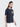 Women Navy Graphic Oversized T Shirt