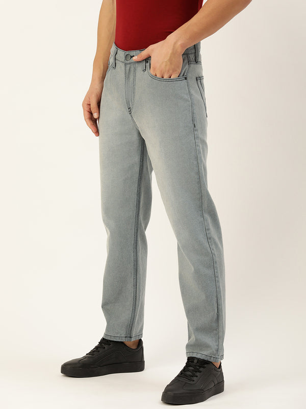 Men Grey Relaxed Jeans
