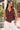 Women Over Lap Maroon Checked Adjustable Top With Side Knot