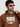 Men Relax fit kangaroo pocket Graphic printed Brown hoodie